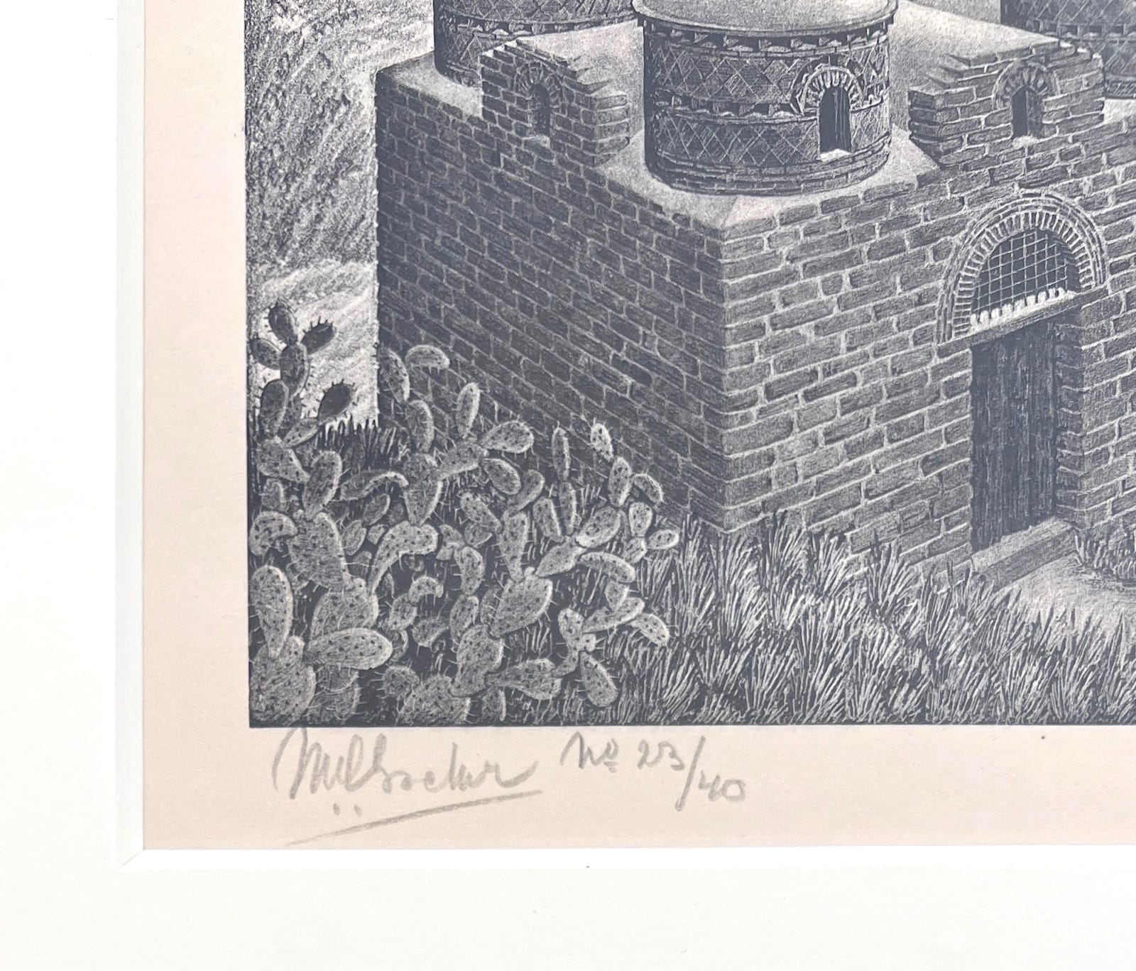 M.C. Escher, Cattolica Di Stilo, Calabria, 1930