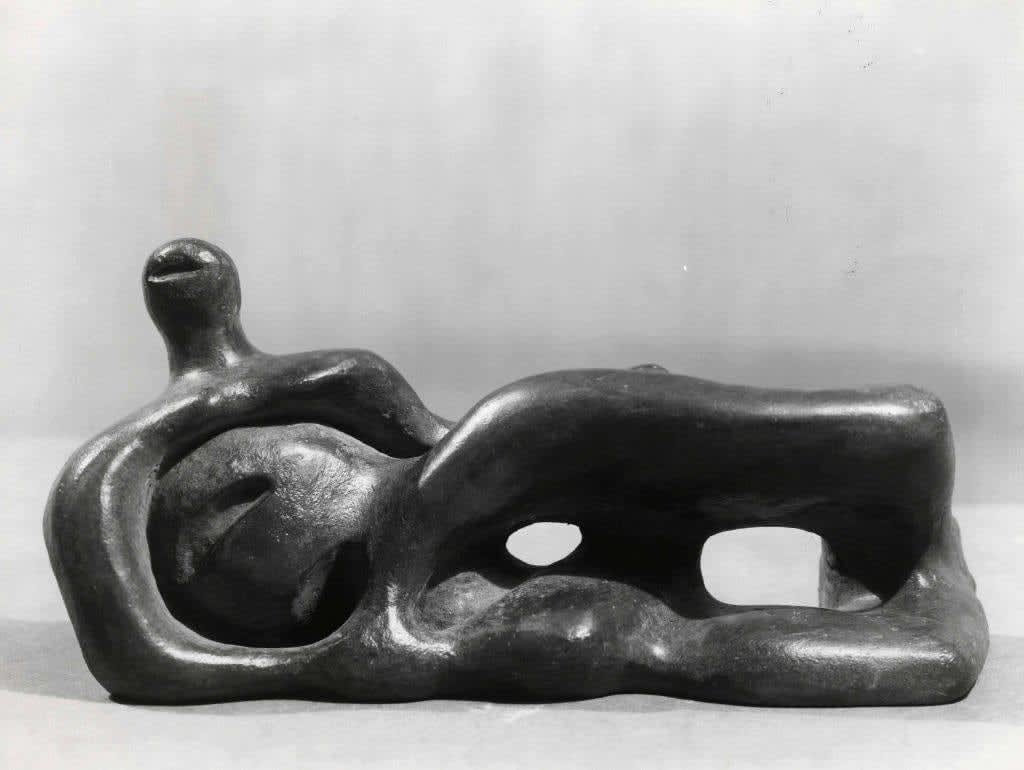 Henry Moore, Study for Elmwood Figure (Reclining Figure), 1945