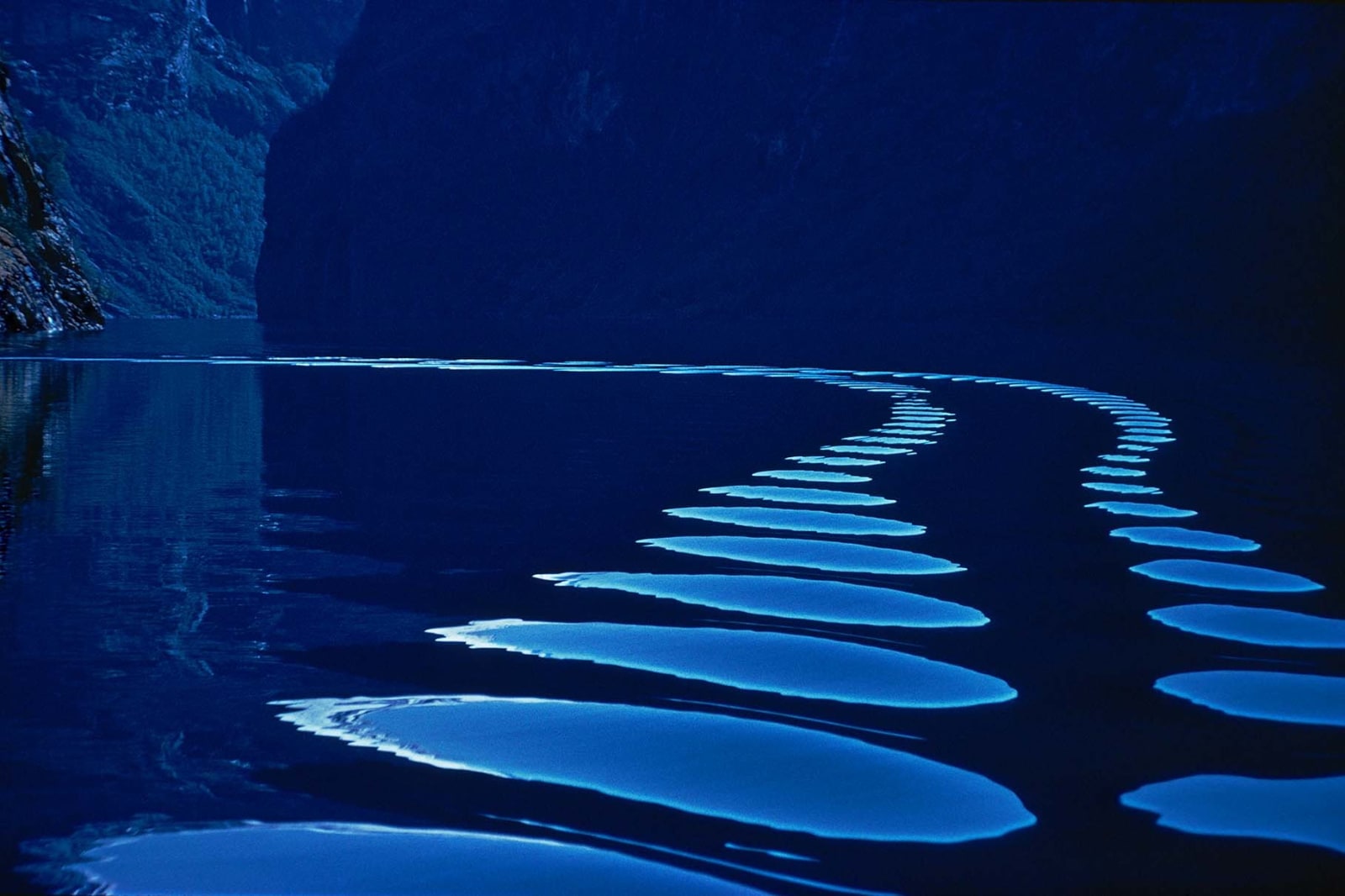 Pete Turner, Boat Wake, 1966