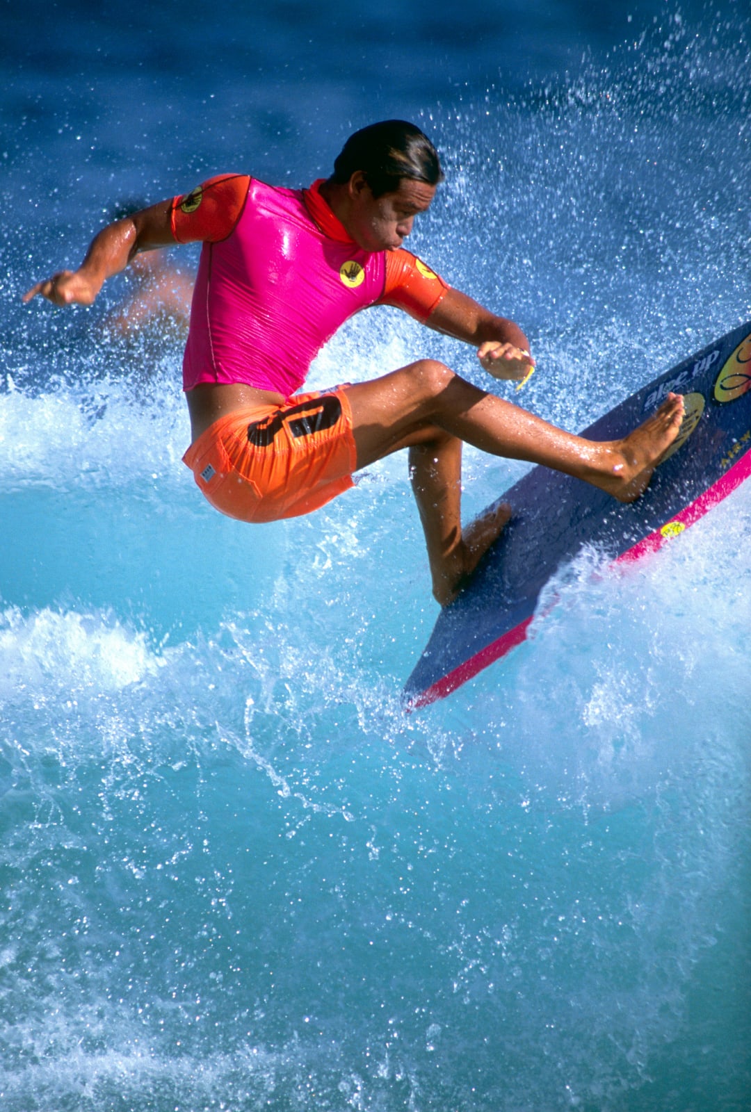 Walter Iooss Jr., Danny Kim, Sandy Beach, Oahu, HI, 1990