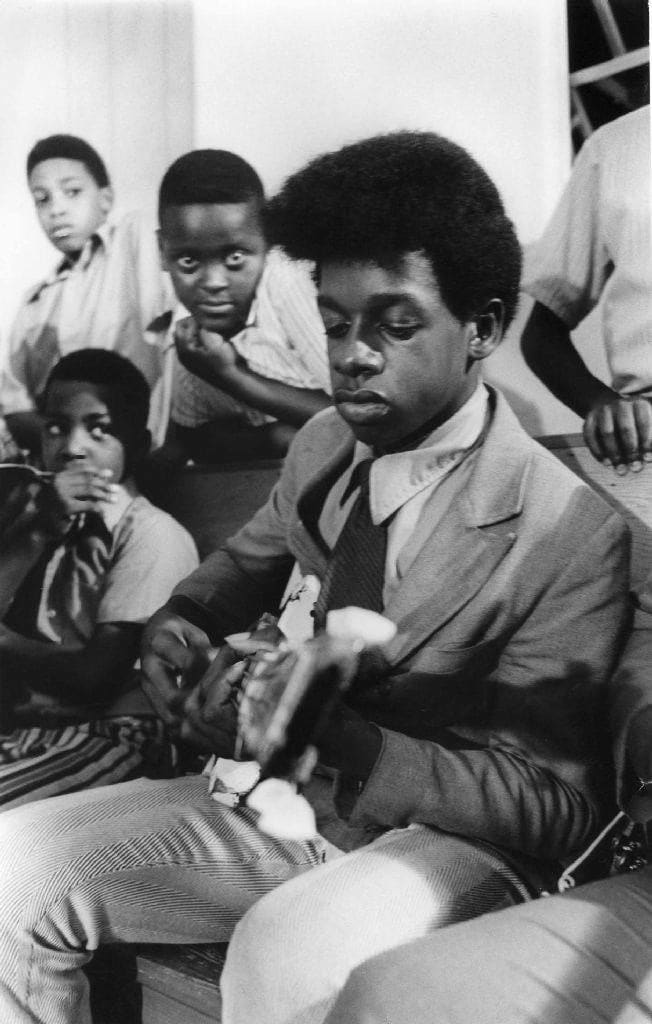 Chester Higgins, Young guitarist, Macon County, Alabama, 1969