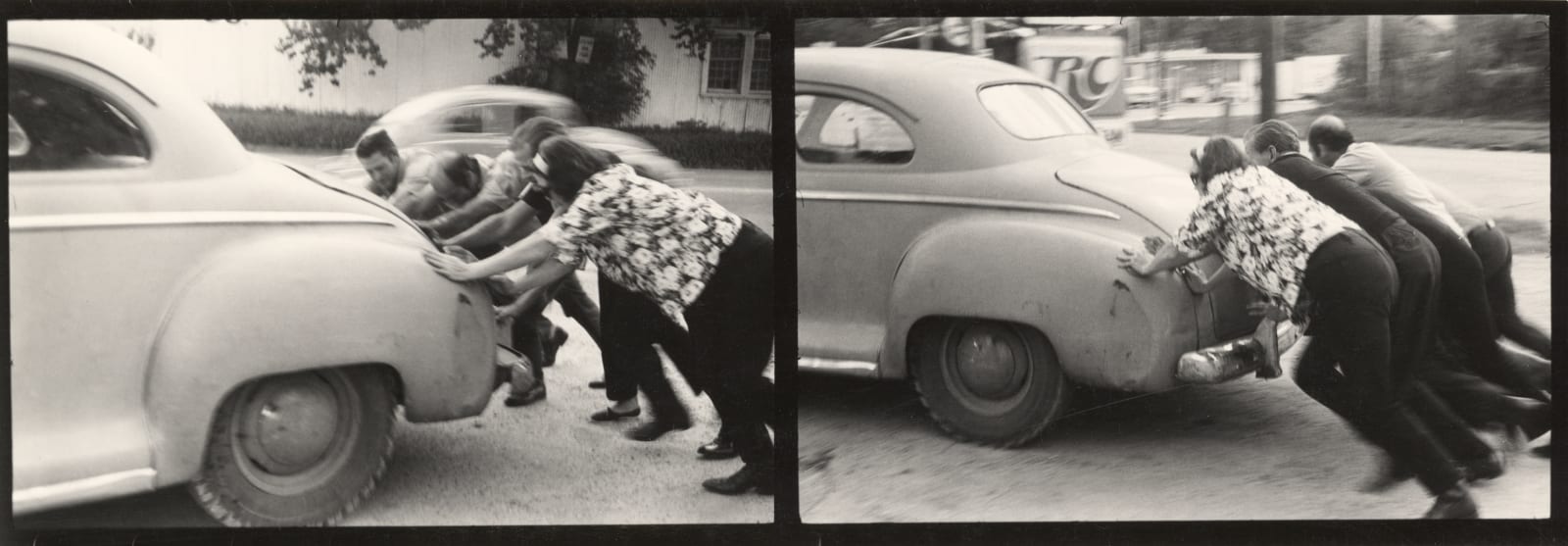 Eve Sonneman, Pushing, Houston, 1971
