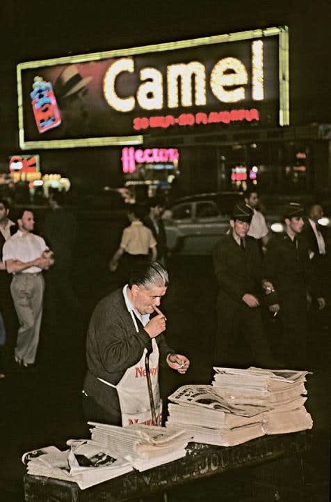 Marvin Newman, Broadway III, 1954
