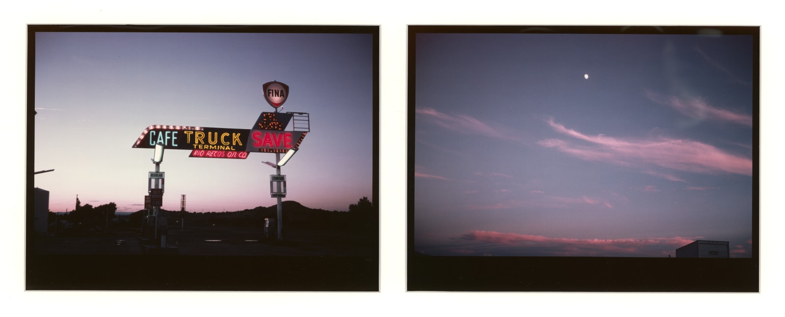 Eve Sonneman, The Land/The Moon, Rio Pecos, New Mexico, 1978