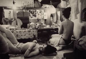 Werner Bischof, Striptease backstage, Tokyo, Japan, 1951