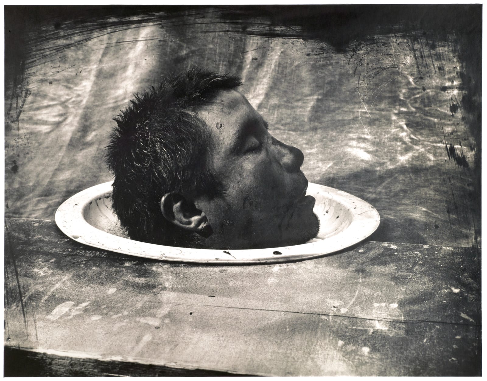 Joel-Peter Witkin, Head of a Dead Man, Mexico City, 1990