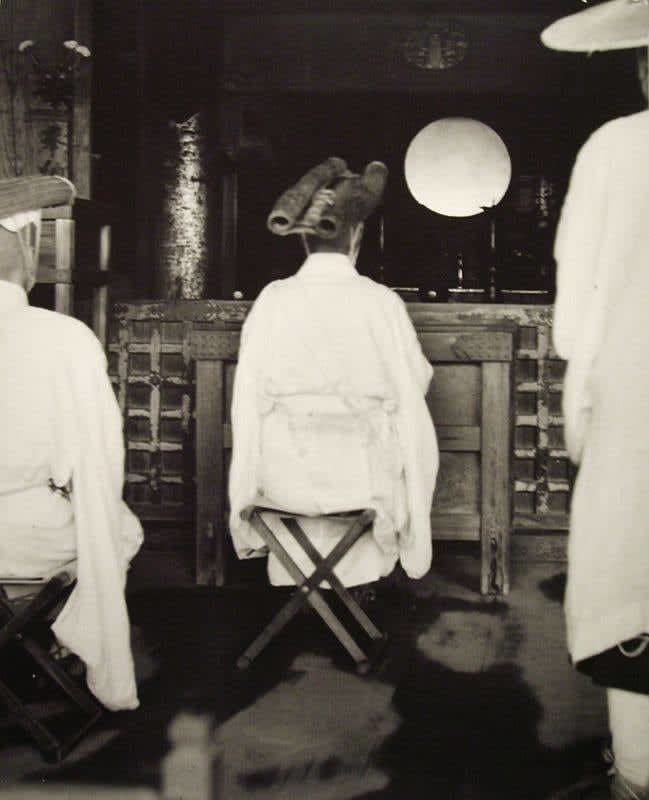 Werner Bischof, Pilgrim before the Altar of Kyomizu Temple, Japan, 1951