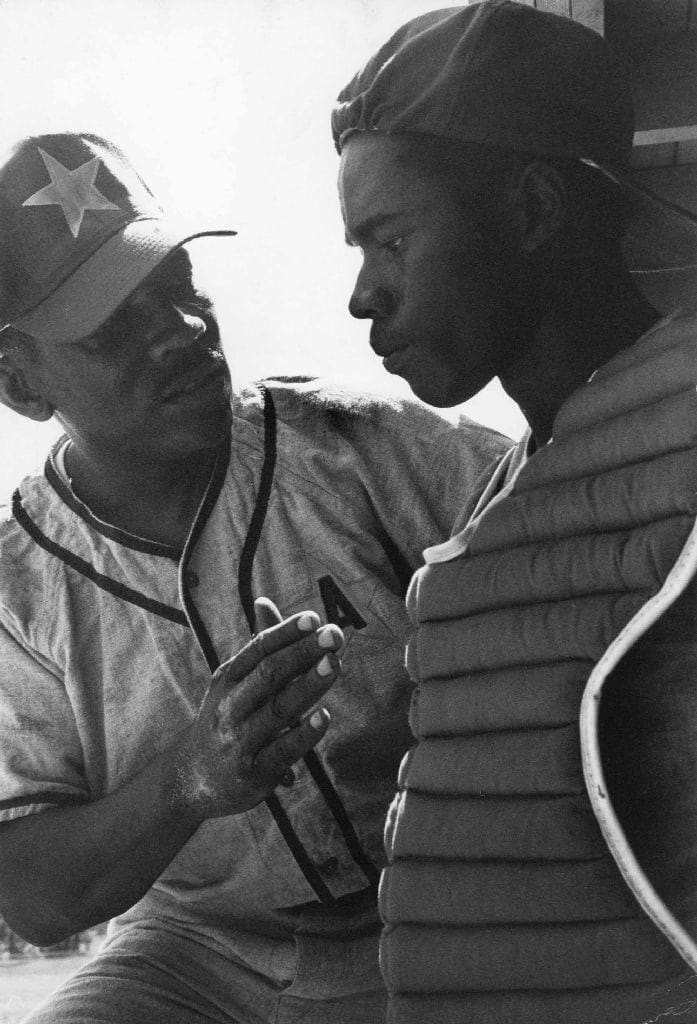 Chester Higgins, Coach and Catcher, Tuskegee, Alabama, 1973