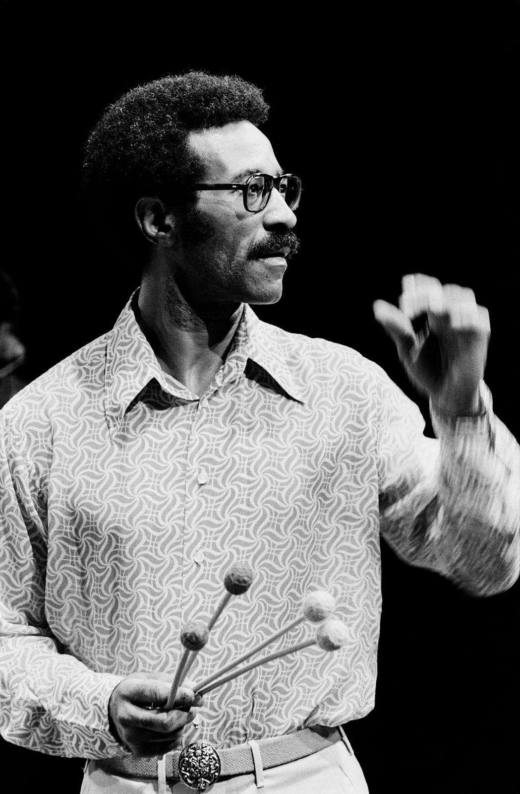 Chester Higgins, Max Roach, 1972