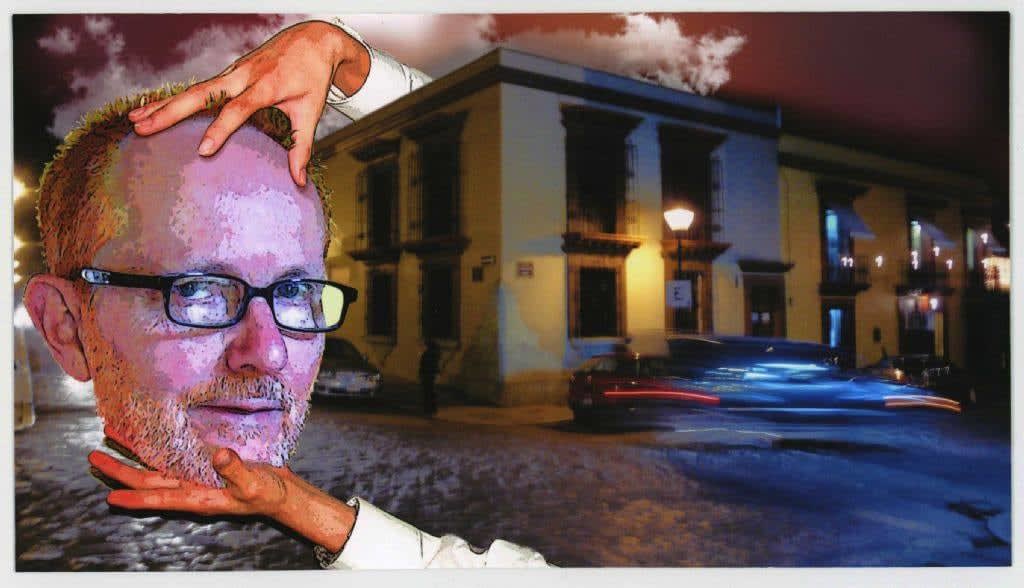 Keith Smith, Postcard: Keith on Calle Garcia Vigil, Oaxaca, 2016