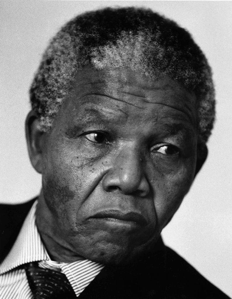 Chester Higgins, Nelson Mandela, Stockholm, Sweden, 1990