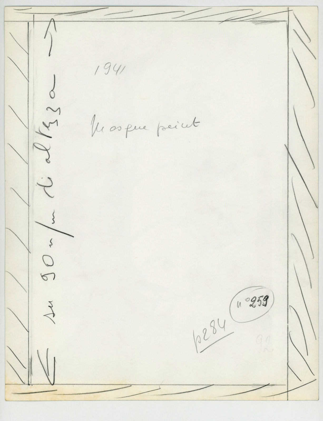 Man Ray, Masque peint (Painted Mask), 1941