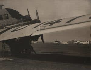E.O. Hoppe, Aircraft on the Field at Junkers Werke, Dessau, 1928