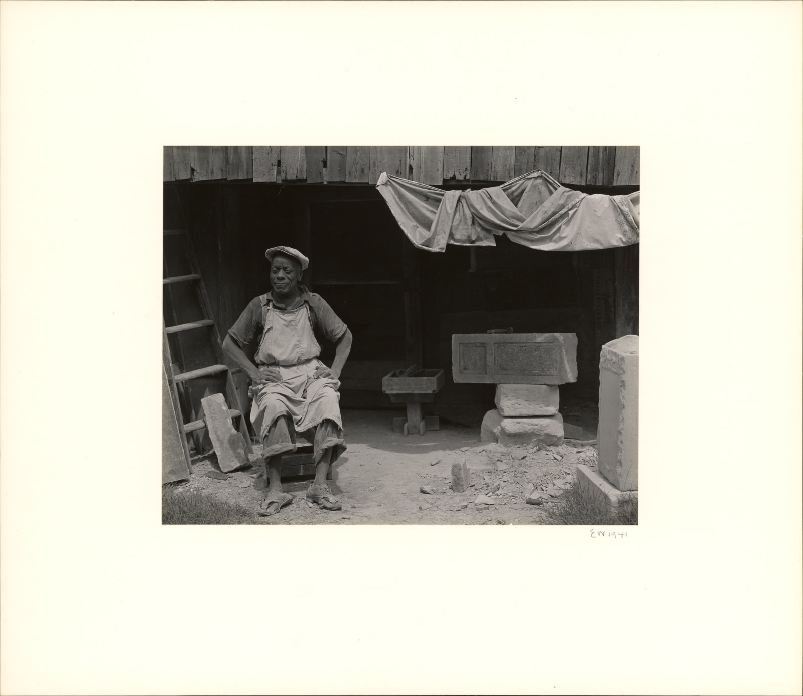 Edward Weston, William Edmondson, Sculptor, Nashville, 1941