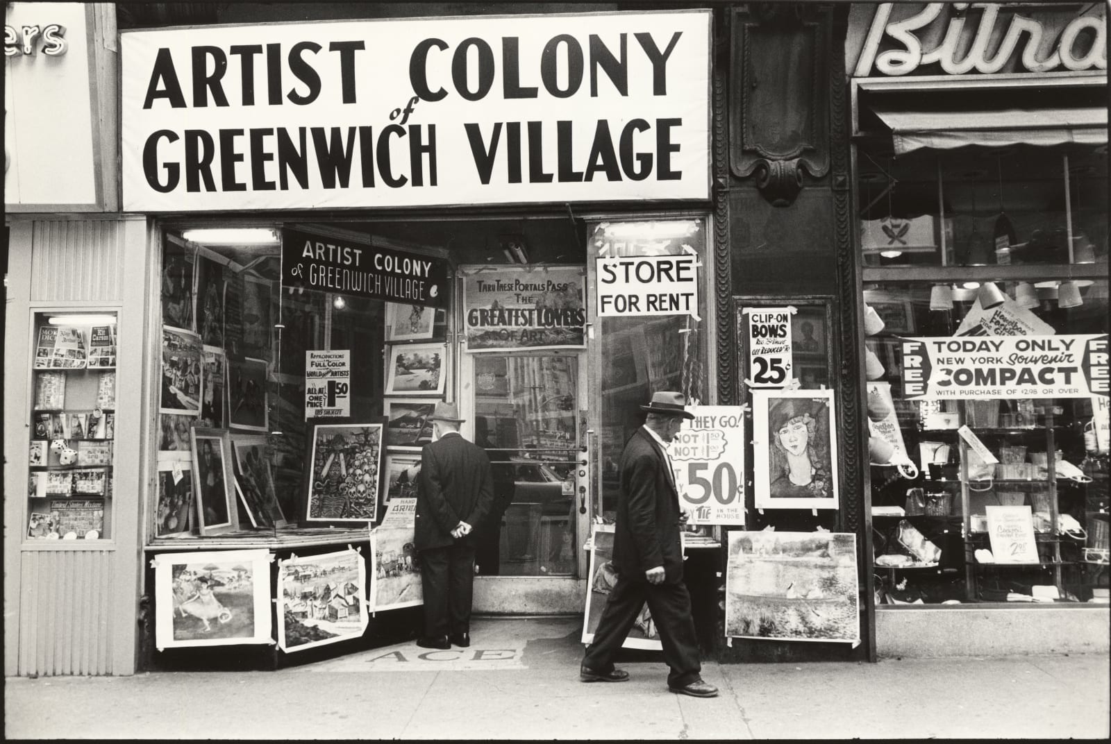 Frank Paulin, Poster Shop, 1955