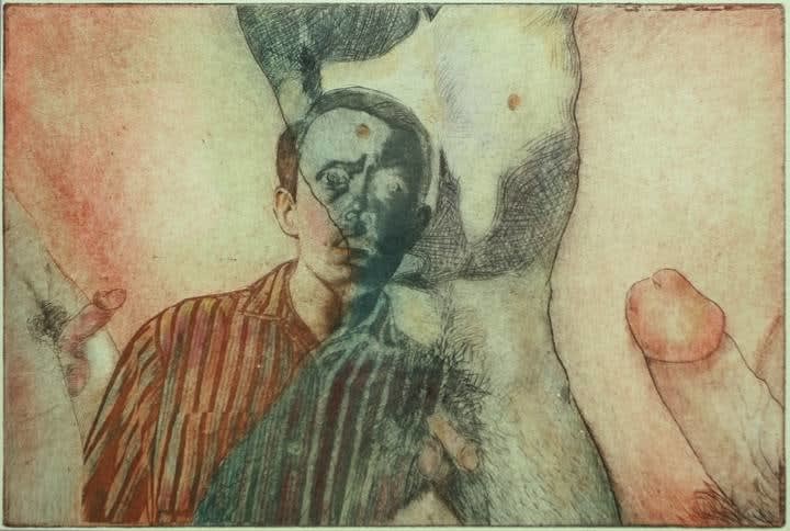 Keith Smith, Self Portrait, 1967
