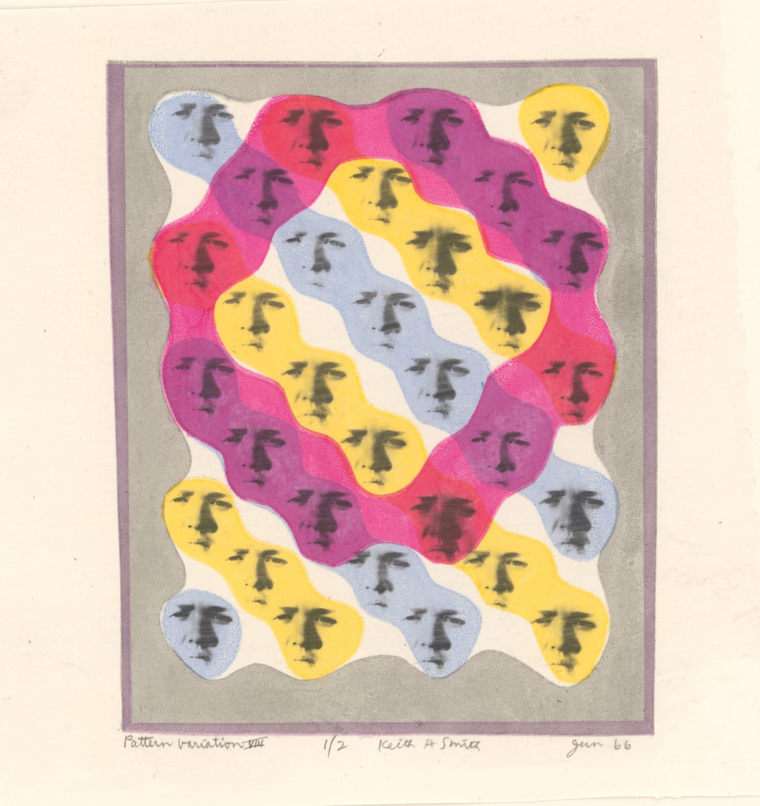 Keith Smith, Pattern Variation VIII, 1966