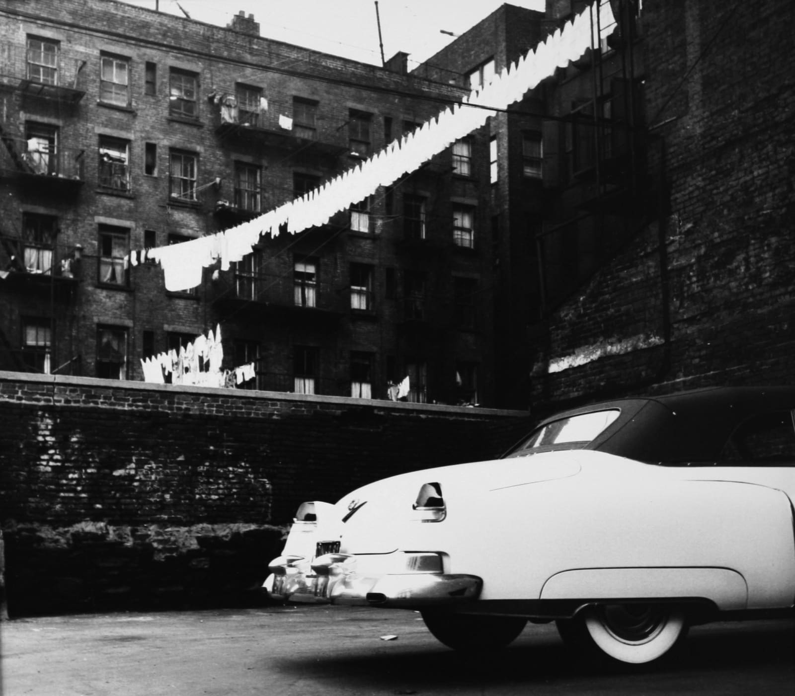 Larry Silver, Manhattan Backyard, 1952
