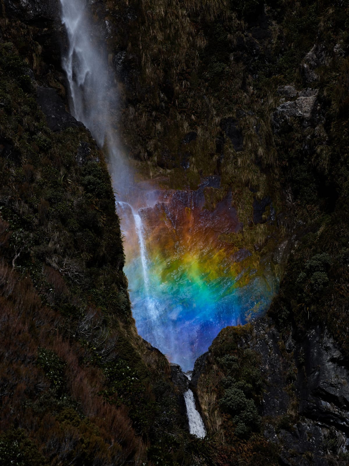 Shinichi Maruyama, Light Sculpture #32 (Twin Creek Falls), 2020
