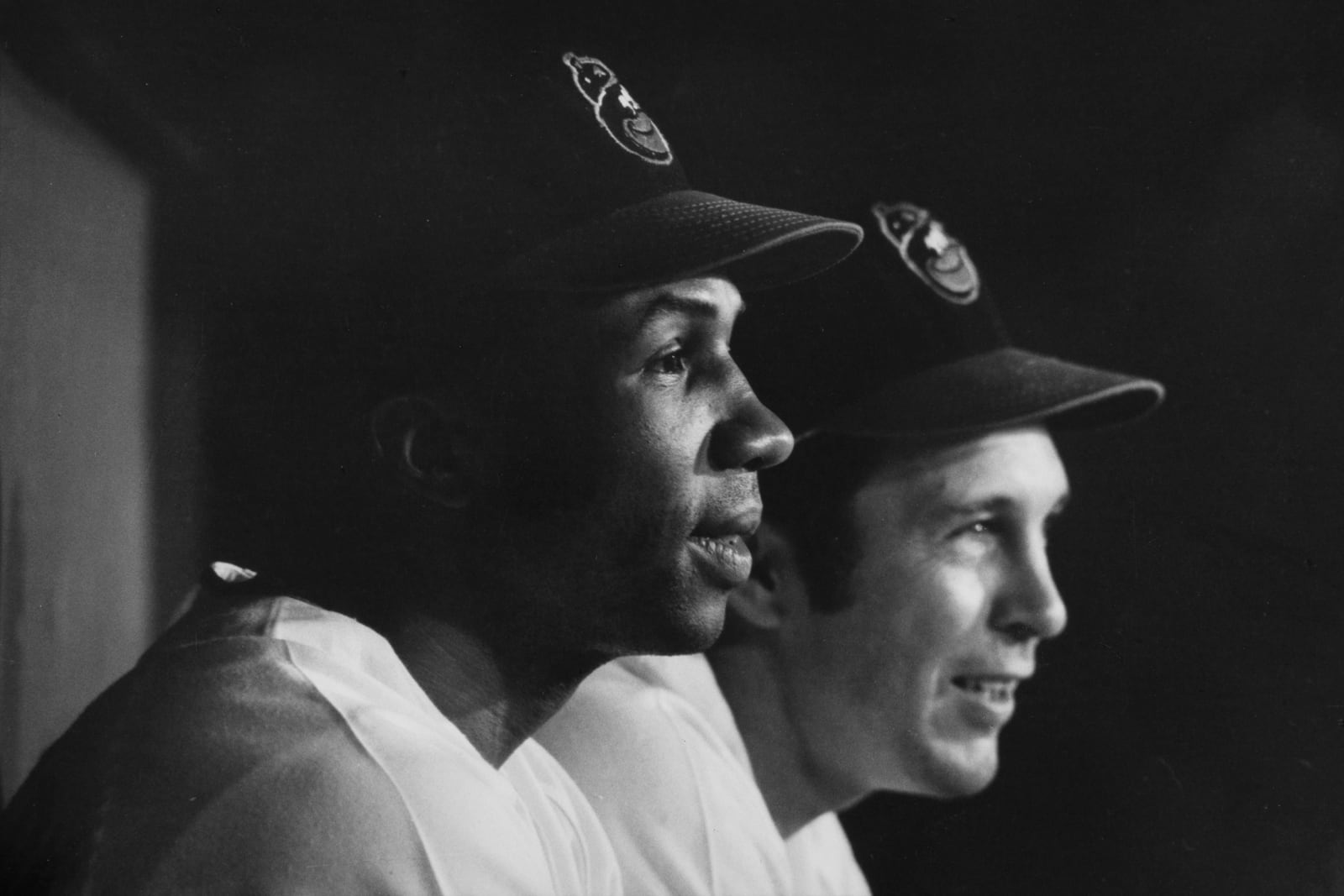 Walter Iooss Jr., Frank Robinson & Brooks Robinson, Baltimore, MD, 1970