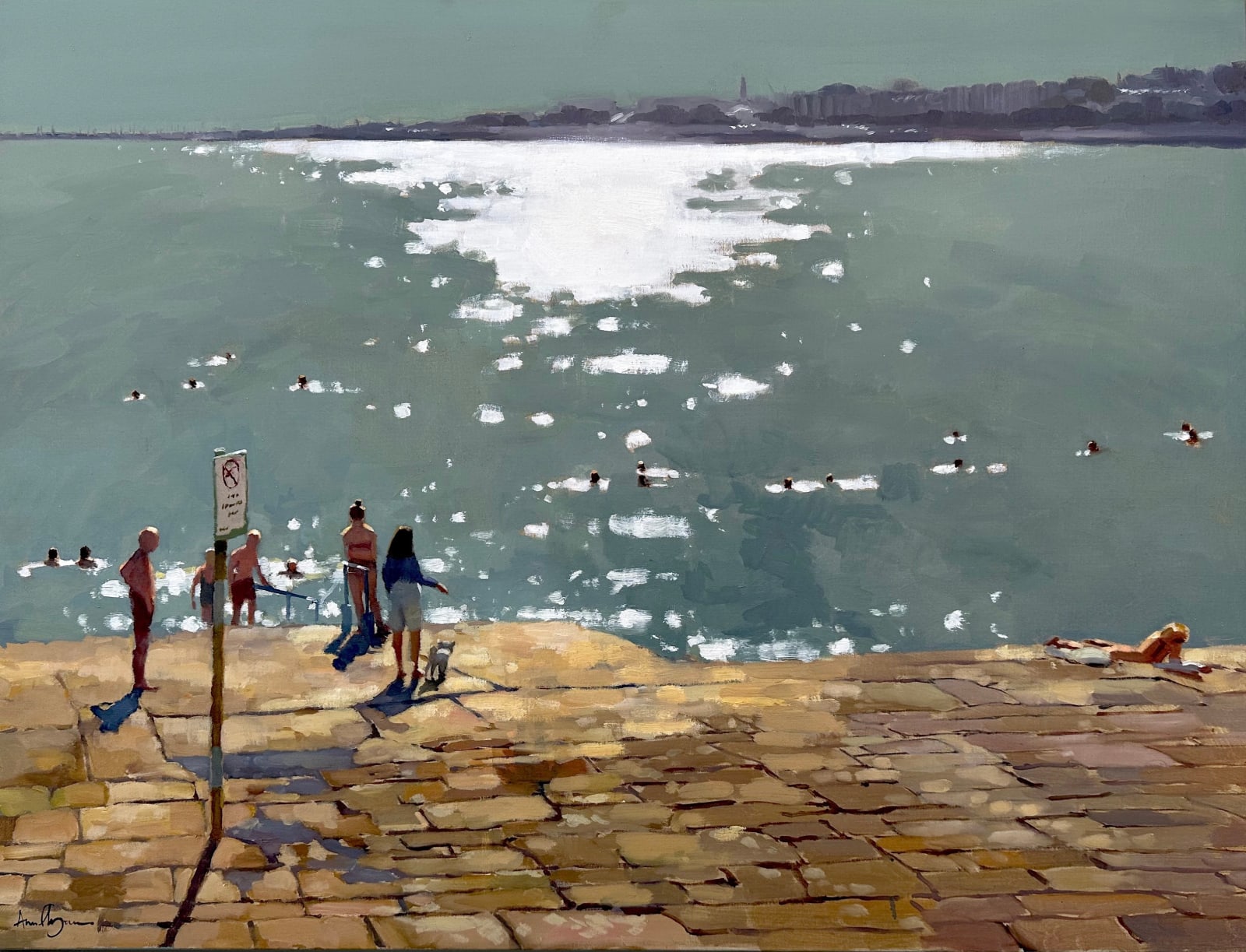 Ann Flynn, Summer Afternoon, Seapoint, 2025