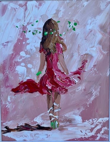 Lorna Millar, Red Dress Dancing