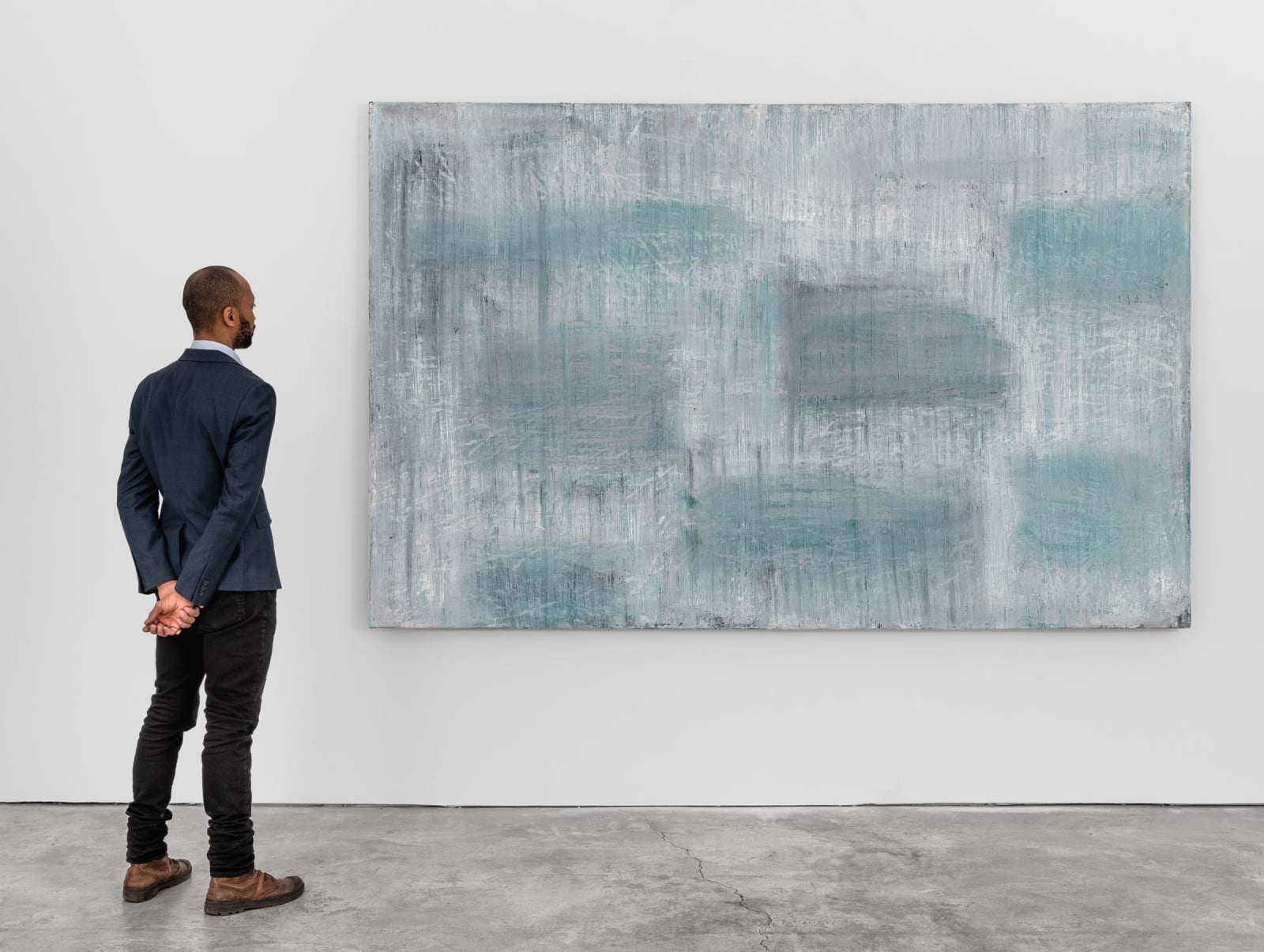 Louise Fishman, WHITE CLOUDS, BLUE MOUNTAINS, 1996