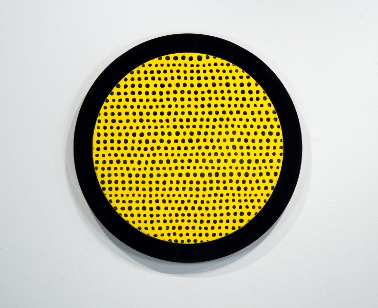 Yellow Mosaic Mirror Circle