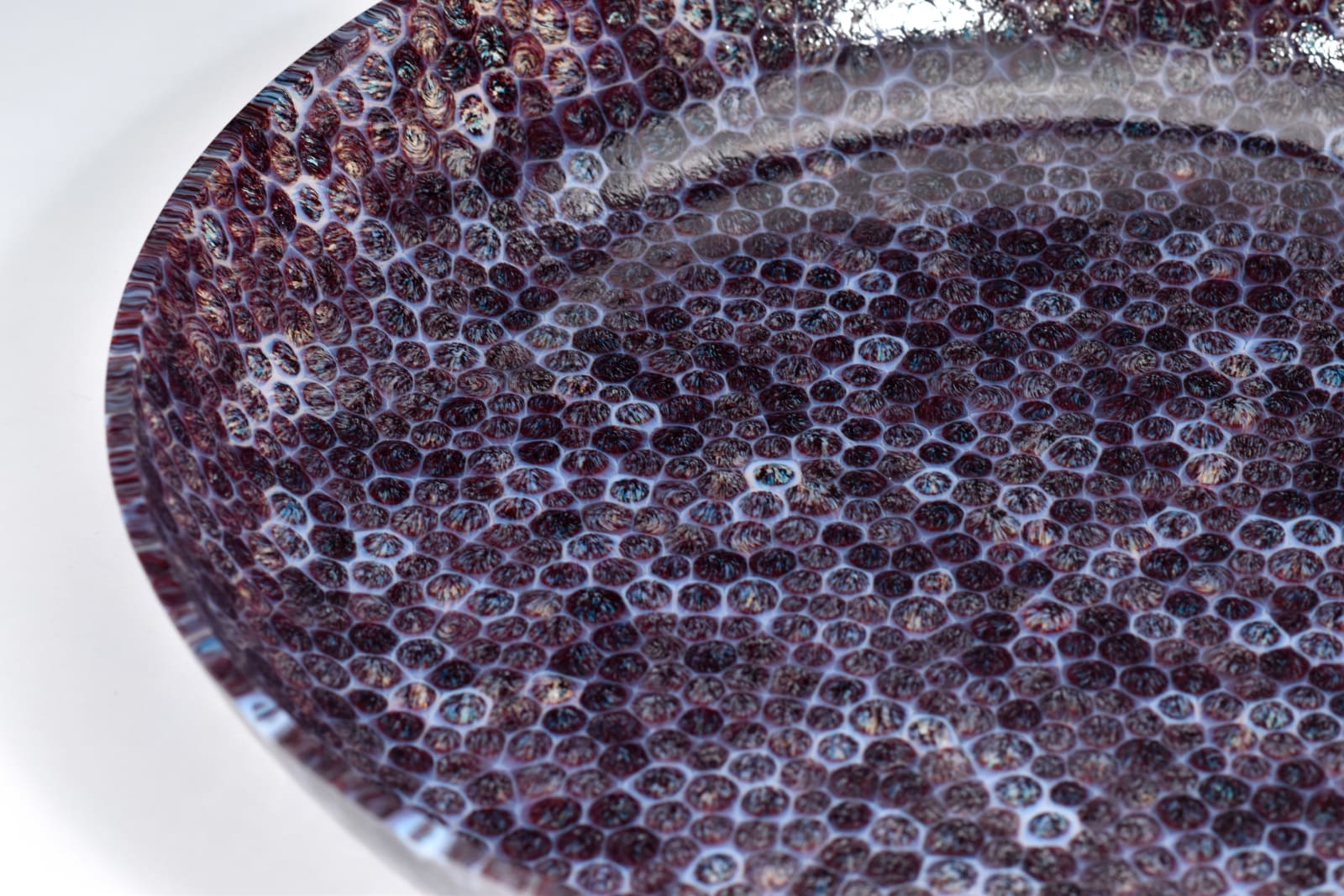 Reactive Murrine Low Bowl