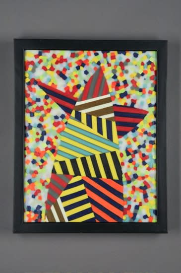 Whole Elk Glass Panel 09-1