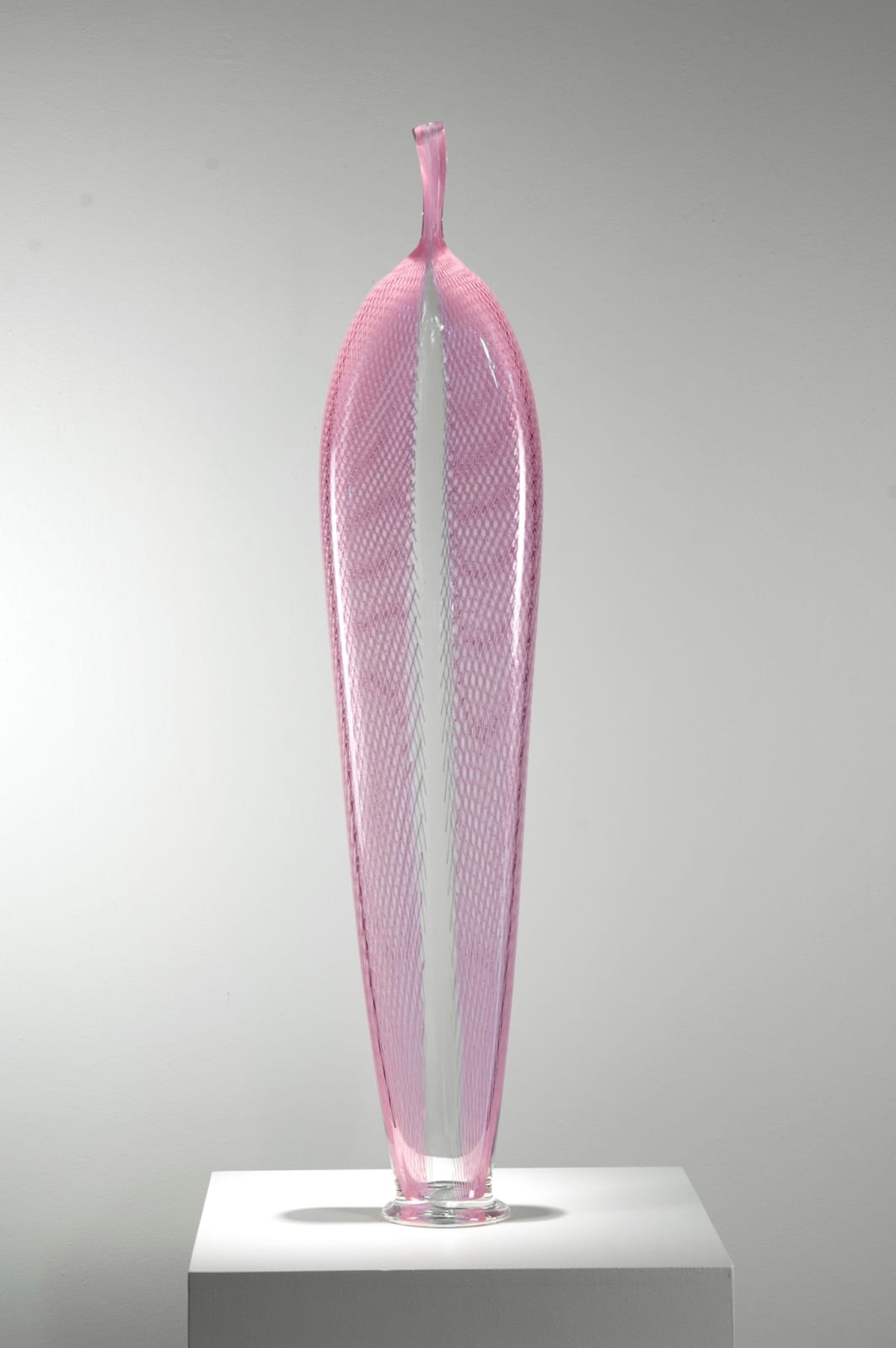 Standing Leaf Pink with Green