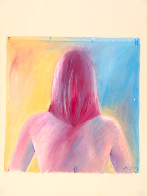 Tadanori Yokoo, Back is God, 1981