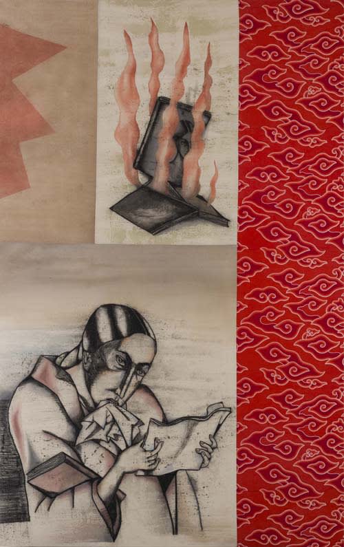 Anju Dodiya, Ignition, 2018