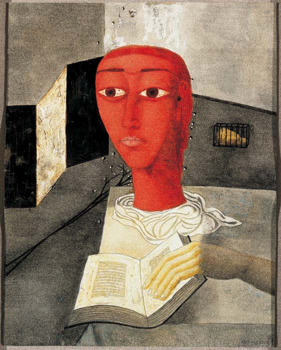 Zhang Xiaogang, Duplicated Space no. 3, 1990