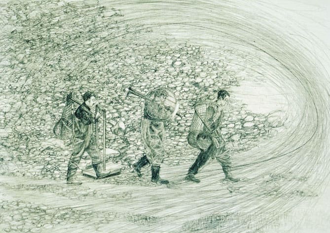 Susan Turcot, Chinese Cocklers, 2005