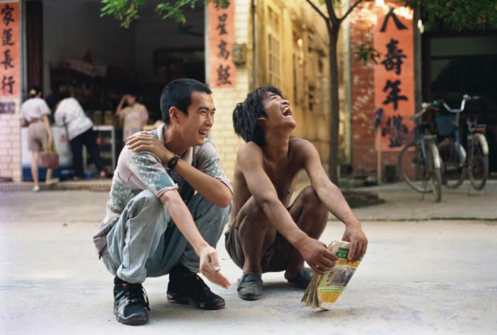 Zheng Guogu, Me and my teacher, 1993