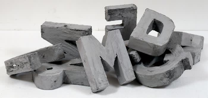 Fiona Banner, Concrete Poetry, 2002