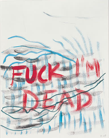 Steven Shearer, Fuck I'm dead, 2004