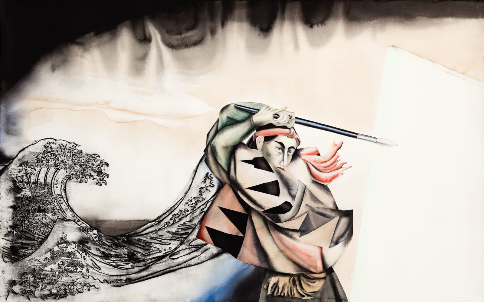 Anju Dodiya, The Wave, 2014