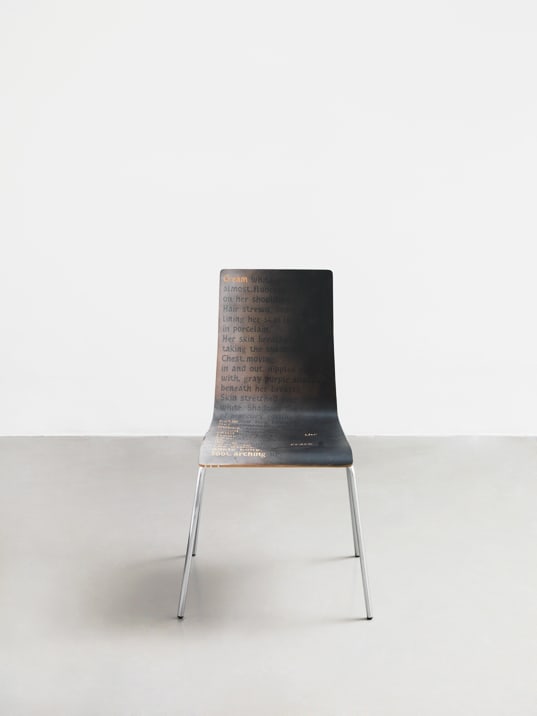 Fiona Banner, Nude Chair 1, 2015