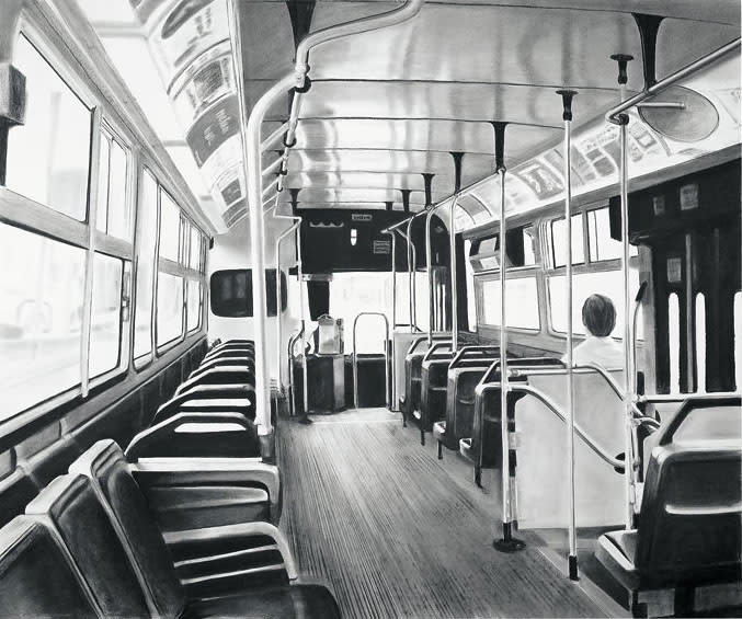 Trevor Guthrie, Self Portrait on the 67, 2004