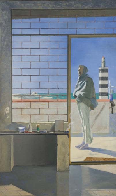 Atul Dodiya, Lodging in Sonmath, 1989