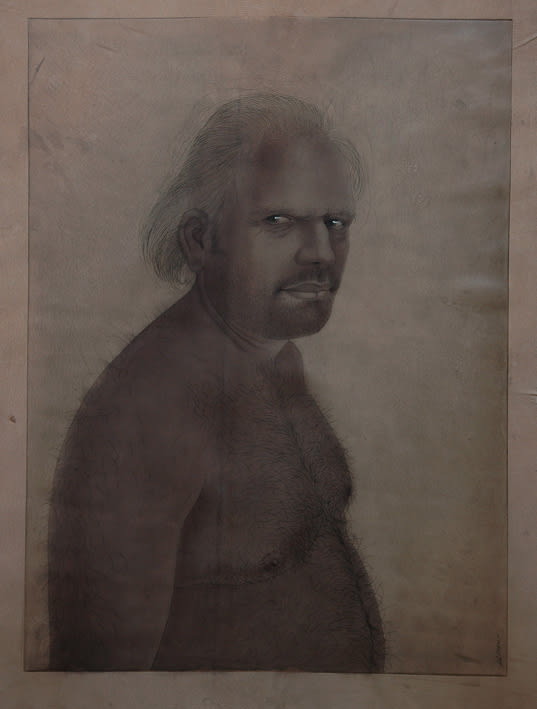 Ali Kazim, Man on Animal Skin, 2010, 2010