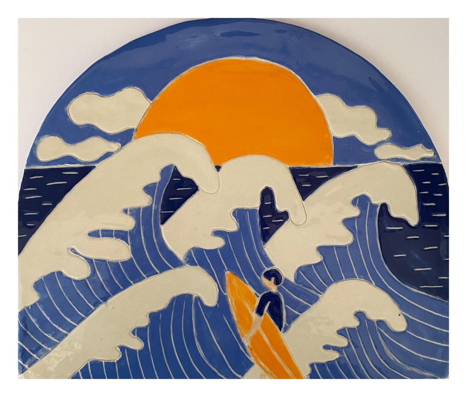 Leyla Pekmen, Sunset Waves, 2023