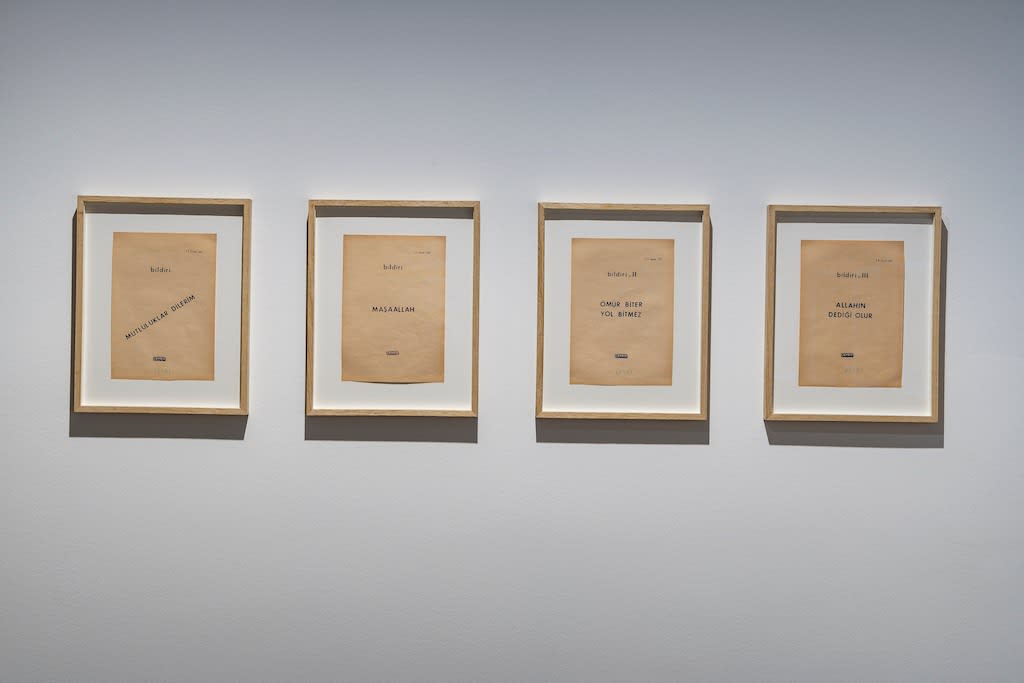 Cengiz Çekil, Manifestos I-IV, 1977