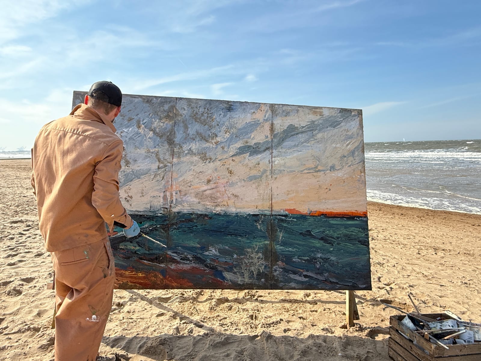 Nils Verkaeren, The Tide and the Tempest, 2025. Image courtesy of Buysse Gallery. © Nils Verkaeren. All rights reserved.