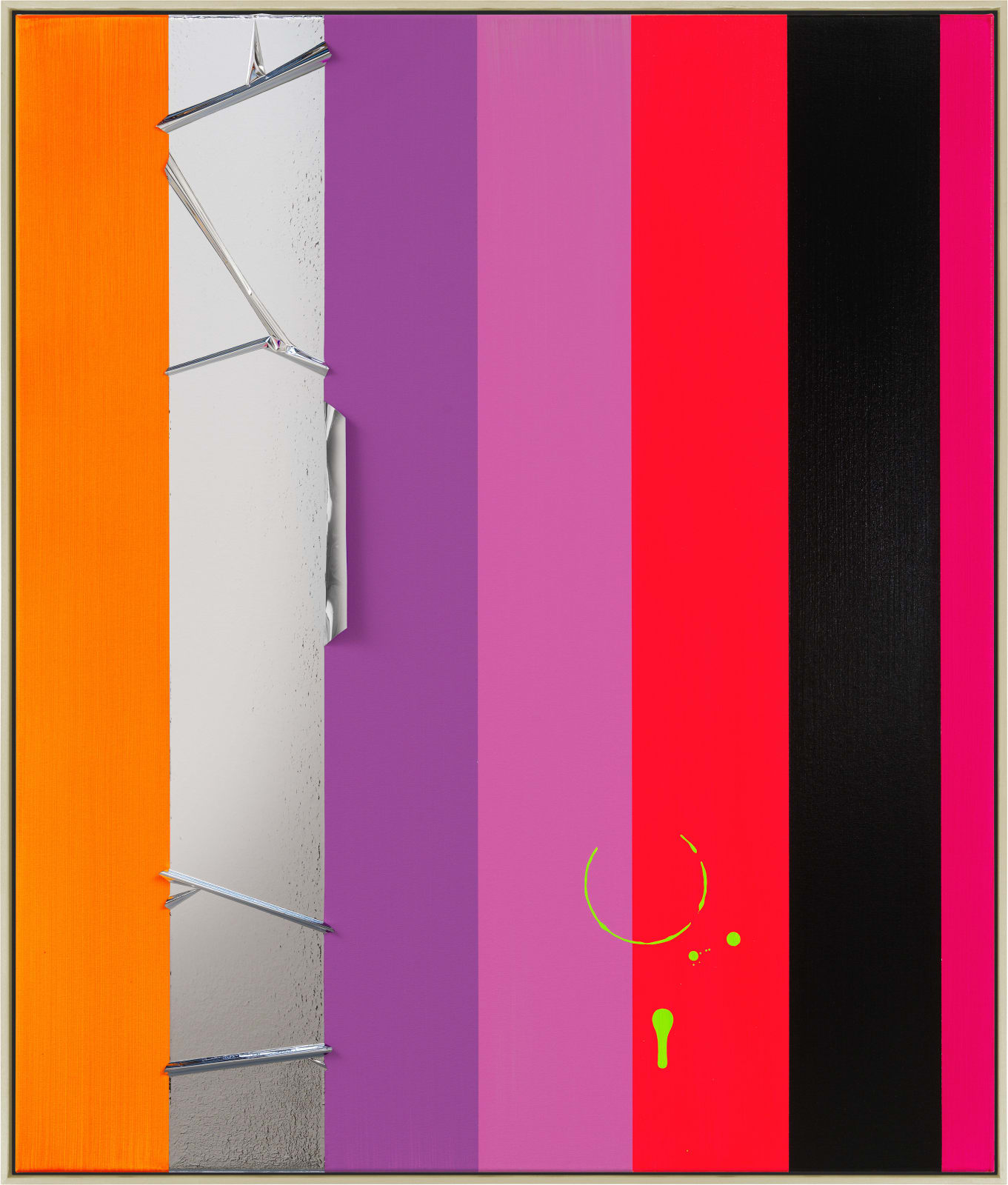 Anselm Reyle, Untitled, 2009. © Buysse Gallery. All rights reserved. Photo by Matthias Kolb.