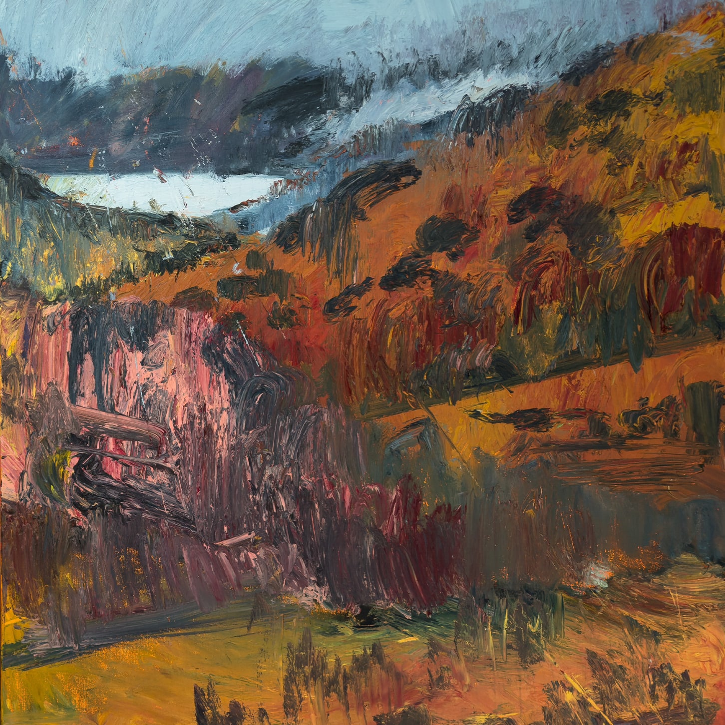 Nils Verkaeren, The Heat Came Early, 2024. © Buysse Gallery, 2025. All rights reserved.