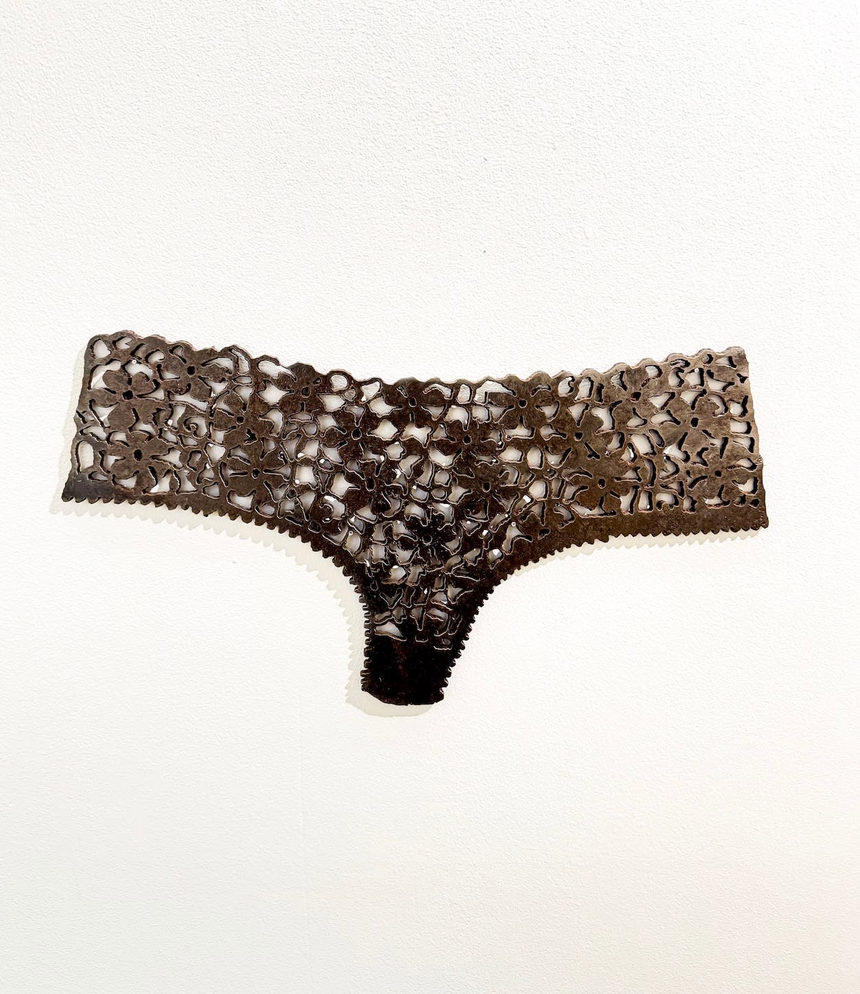 Wall Pantie #3, 2016 Plasma cut steel