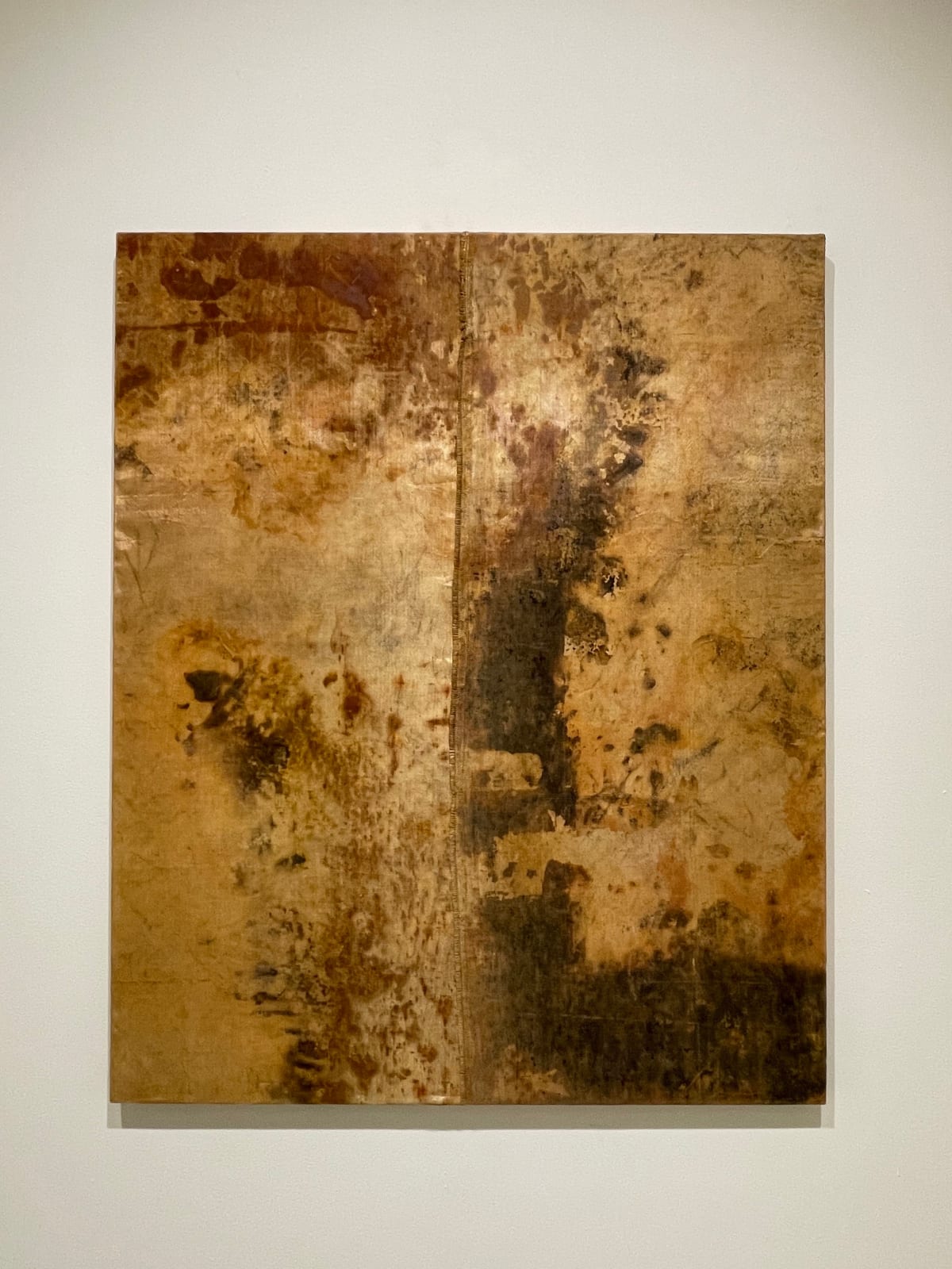 Untitled, 2023 Ballistic grade Kevlar and steel rust